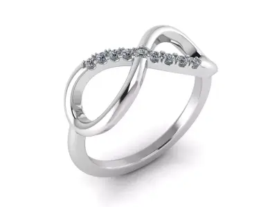 Infinity Ring 3D print model buy