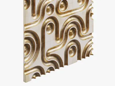 Panel 3d lines 3D model
