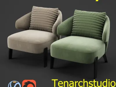 Tenarchstudio Armchair render ready  3D model