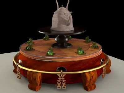 Chinese tea pot 3D model