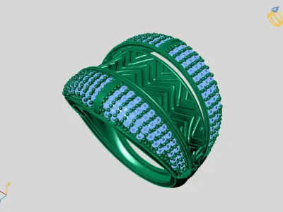 Women Ring 3DM Womens Ring 3d models 3D print model 3D print model 71
