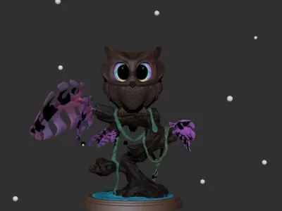 owl Lovely 3D print model