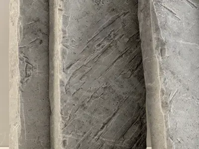 Slab stone wall n2 3D model