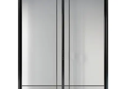 Glamour glass doors collection 3D model