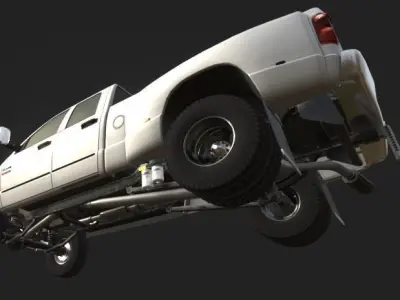 2007 DODGE RAM 3500DRW QUAD CAB 3D model