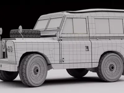 Land Rover car 3D model