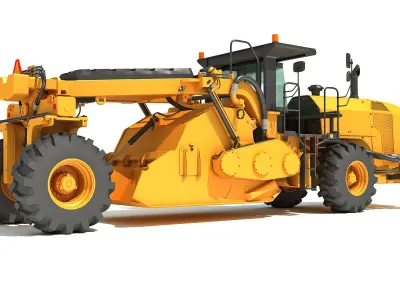 Road Reclaimer 3D model