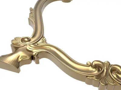 Carved Picture Frame 3D model