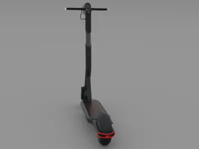 Scooter  V2 Low-poly 3D model