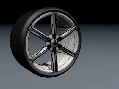 Wheel for Mitsubishi Montero 3D model