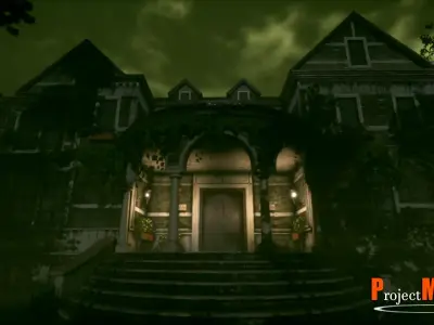 UE4-UE5-Horror Modular Gothic House Pack-External only 3D model