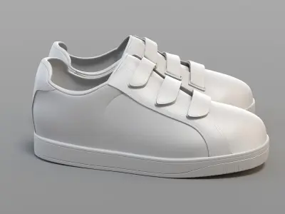 Cartoon Sport Shoes 3D model