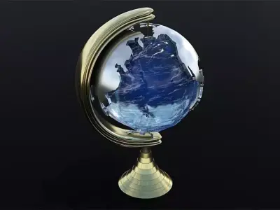 Globe earth amazing 3D model