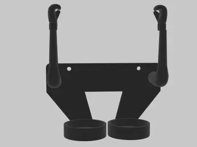 Boxing gloves holder 3D print model