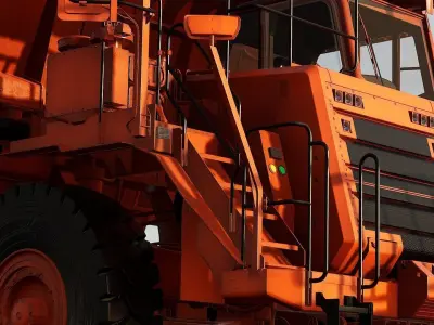 Truck Levo 779 ZBL - Unreal Engine Project Low-poly 3D model
