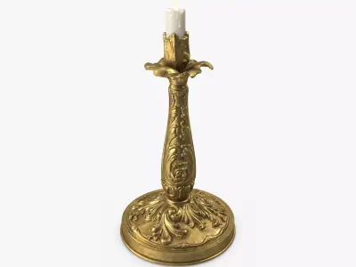 Antique Candle Holder 3D model