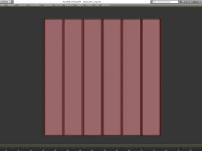 Wall Panel Decoration 3d model Low-poly 3D model