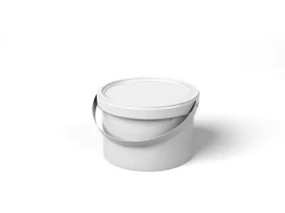 Paint Bucket Pail Free 3D model