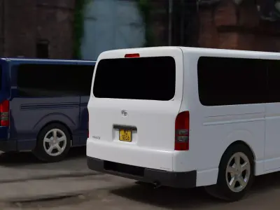 toyota hiace 3D model
