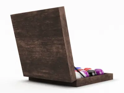 Billiard Ball Box 3D model
