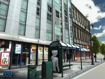 NYC Block 6 Unity Free low-poly 3D model