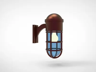Marine Wall Light 3D model