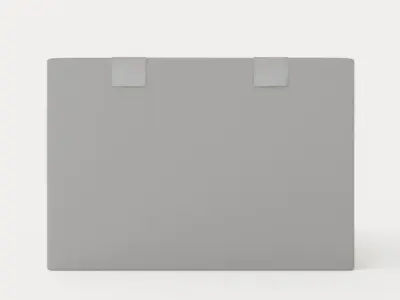 Lucky Continental Bed 180x200memory Low-poly 3D model