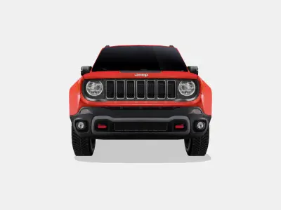 Jeep Renegade 2019 Low-poly 3D model