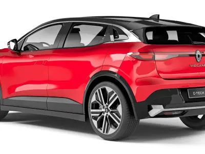 Renault Megane E-Tech 2022 3D model