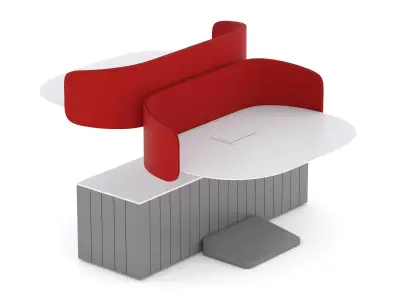 Herman Miller Locale Desk 1 3D model