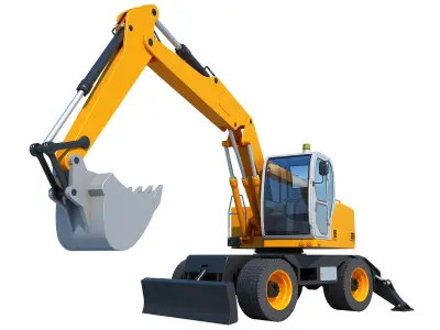 Excavator 3D model