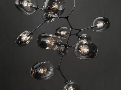 Collection Branching bubble 12 lamps 3D model