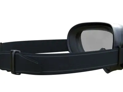 snow mask with 4k pbr texture 3D model