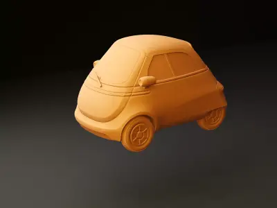 Microlino car 3D print model