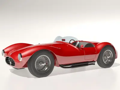 Maserati A6GCS Spyder Fantuzzi 3D model