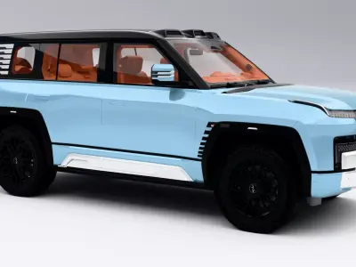 BYD Yangwang U8 2023 Low-poly 3D model
