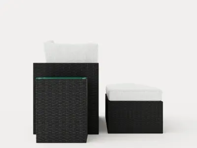 Zambia Sofa Group Low-poly 3D model