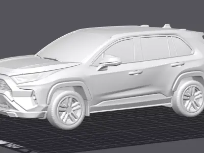 Toyota Rav4 3D Car Model 3D print model