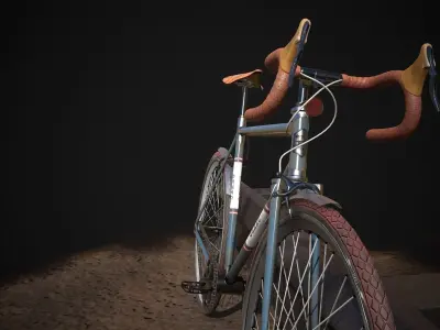 Bike Vintage bicycle 3D model