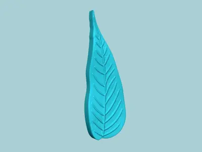 Black Walnut Leaf - Molding Artificial EVA Craft 3D print model