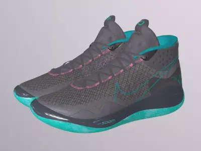 NIKE BASKETBALL SHOES PBR Low-poly 3D model