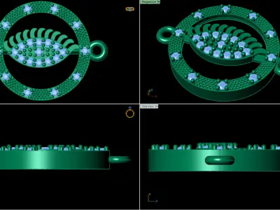 Eye Bracelet 3D print model