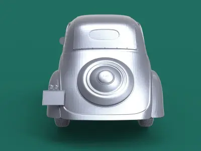 FIAT 500 READY TO PRINT 3D model