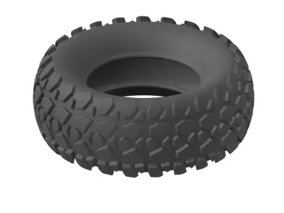 Plastic Heavy Truck Tyre Toy 3D model
