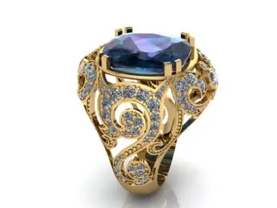 Female Ring Chic 3D print model