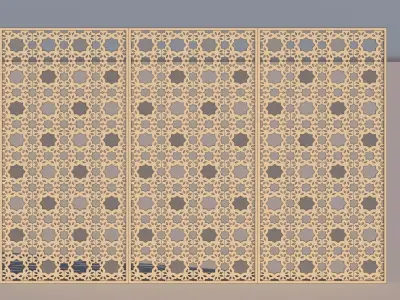 Jali with Mirror 3D model