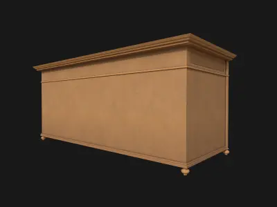 Cupboard V01 3D model