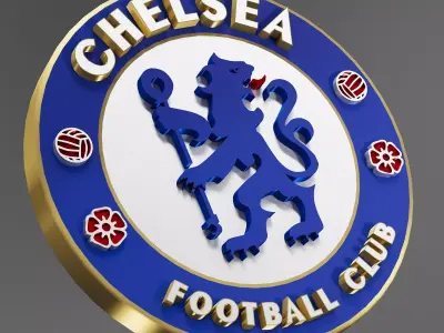 FC CHELSEA logo  3D print model