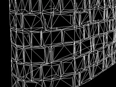 Steel truss bridge Low-poly 3D model