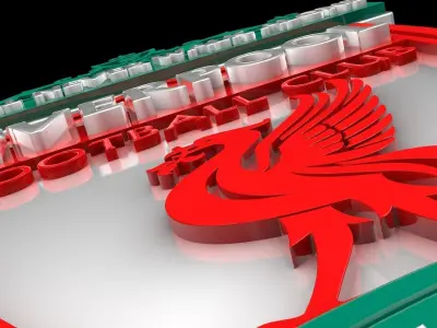 Liverpool logo 3D model